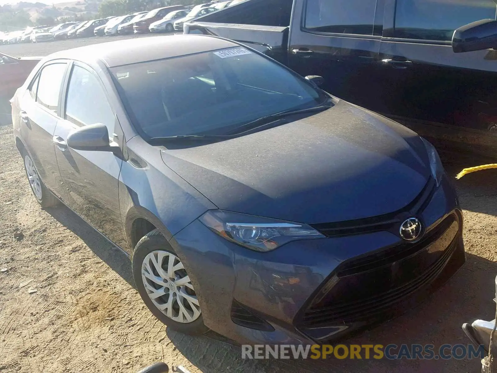 1 Photograph of a damaged car 5YFBURHE7KP875070 TOYOTA COROLLA 2019