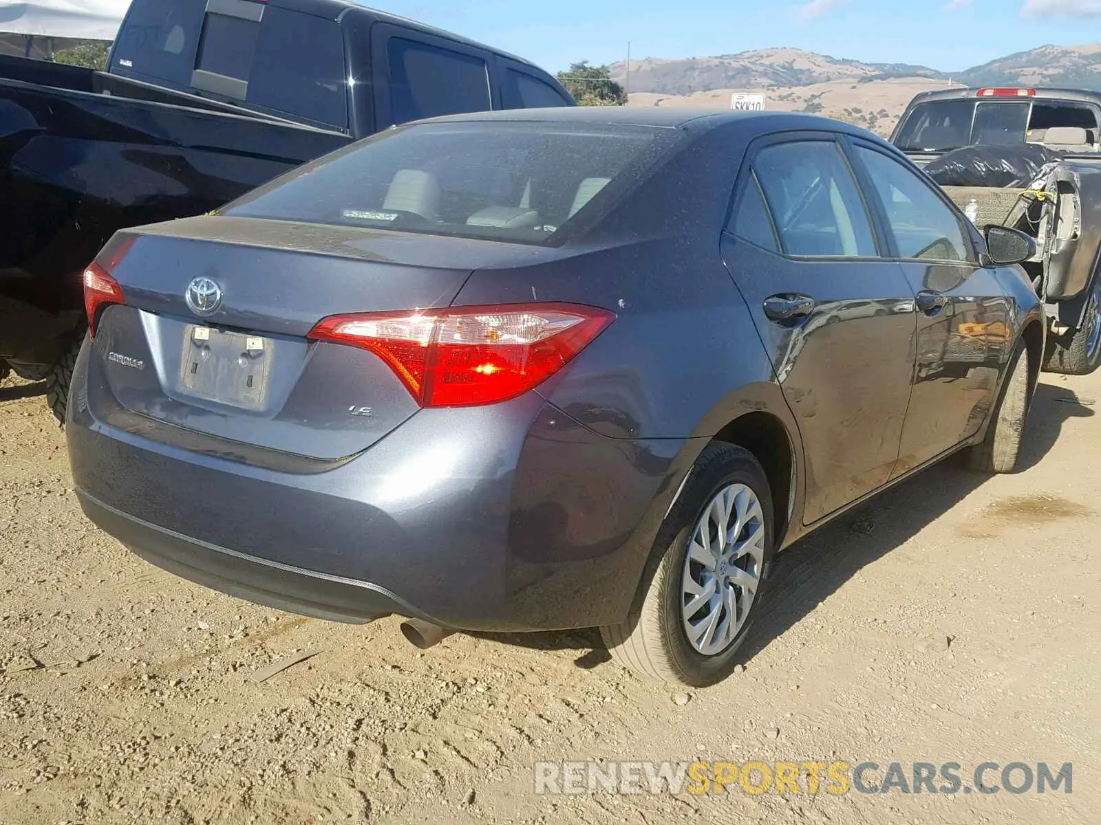 4 Photograph of a damaged car 5YFBURHE7KP875070 TOYOTA COROLLA 2019