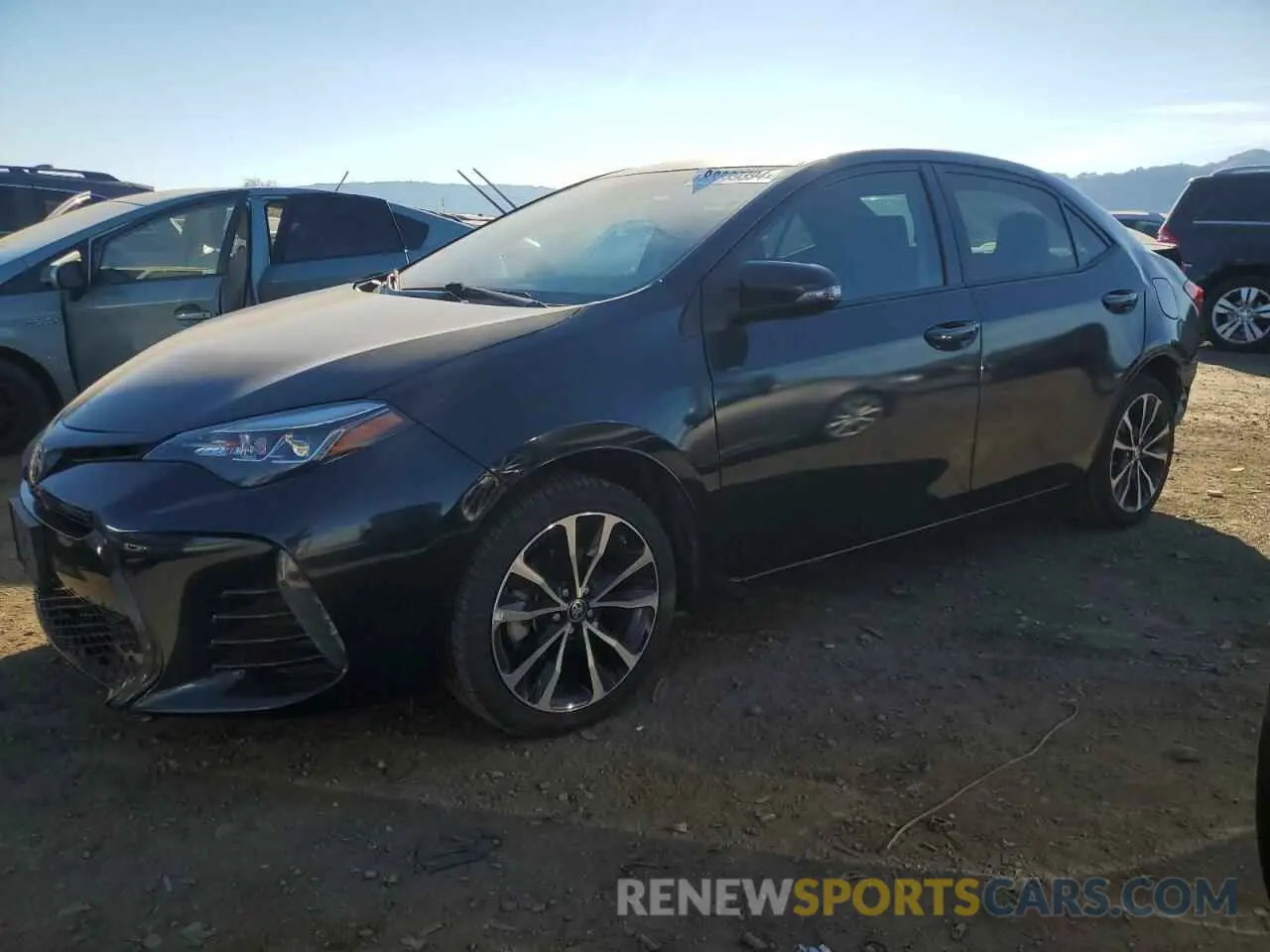 1 Photograph of a damaged car 5YFBURHE7KP875585 TOYOTA COROLLA 2019