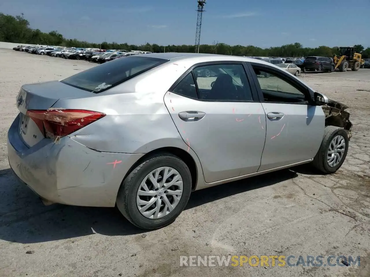 3 Photograph of a damaged car 5YFBURHE7KP876655 TOYOTA COROLLA 2019