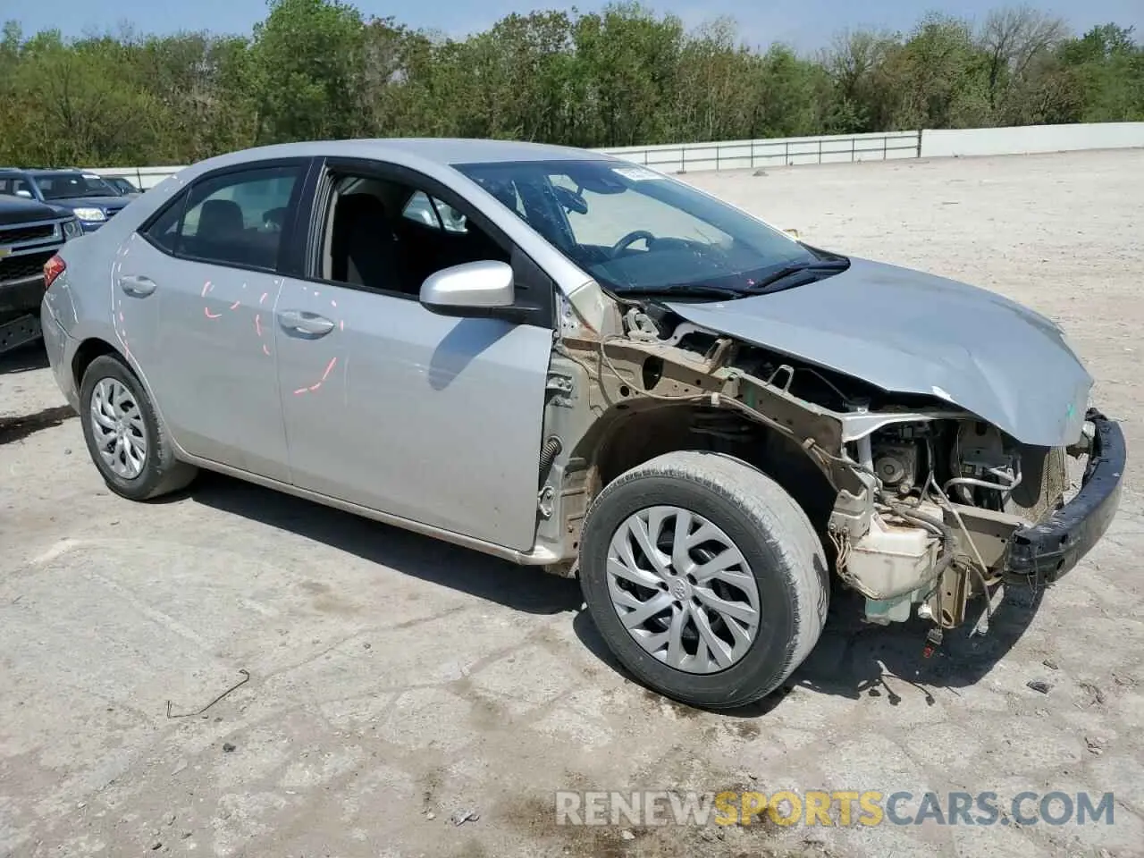 4 Photograph of a damaged car 5YFBURHE7KP876655 TOYOTA COROLLA 2019