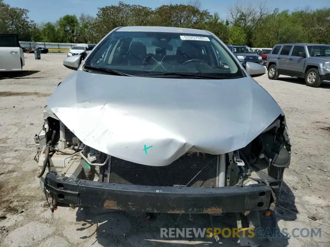 5 Photograph of a damaged car 5YFBURHE7KP876655 TOYOTA COROLLA 2019