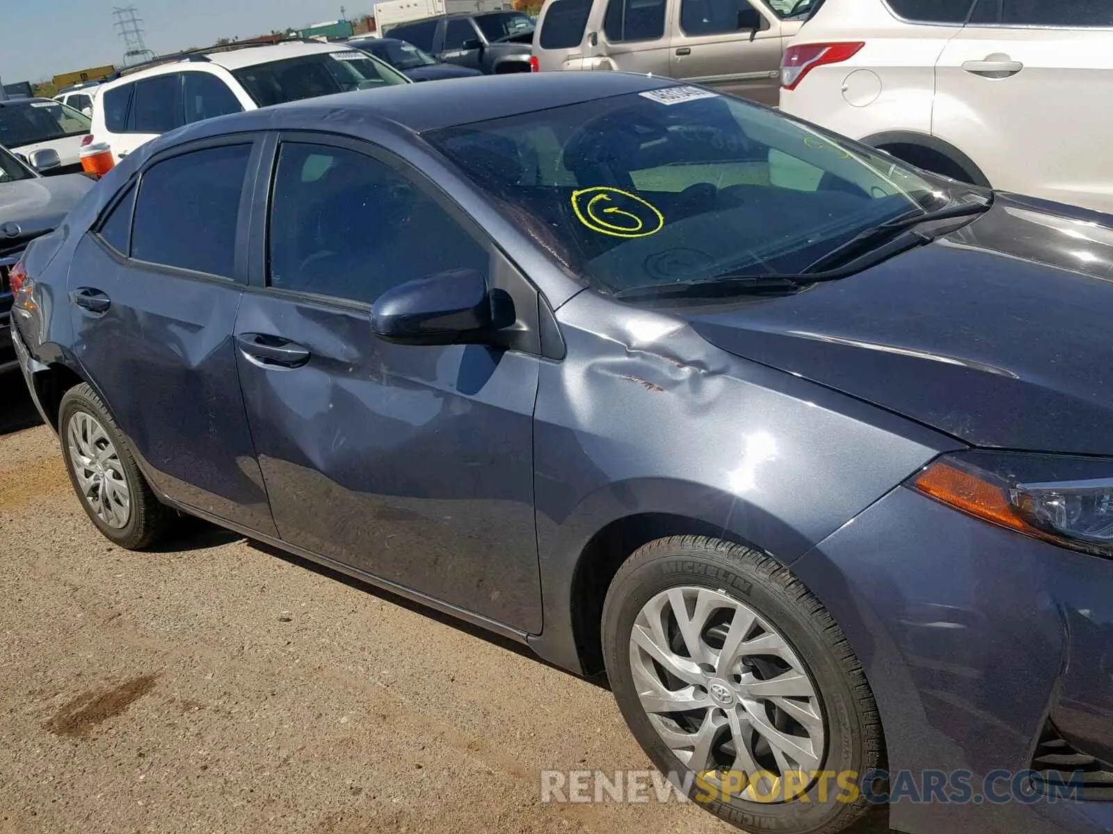 9 Photograph of a damaged car 5YFBURHE7KP880043 TOYOTA COROLLA 2019