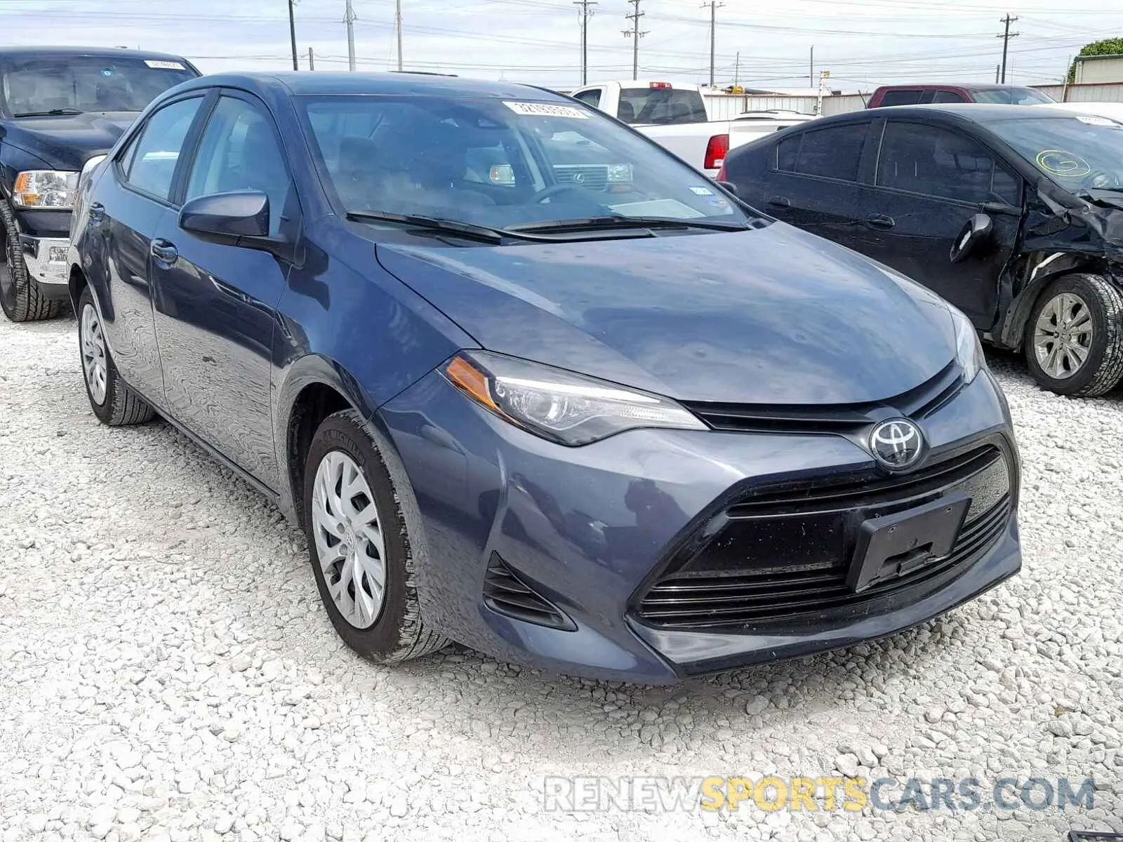 1 Photograph of a damaged car 5YFBURHE7KP884187 TOYOTA COROLLA 2019