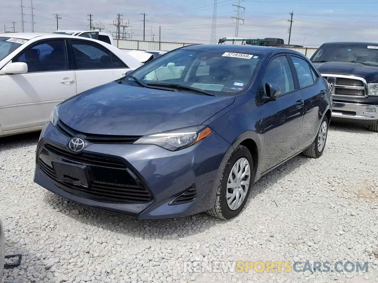 2 Photograph of a damaged car 5YFBURHE7KP884187 TOYOTA COROLLA 2019