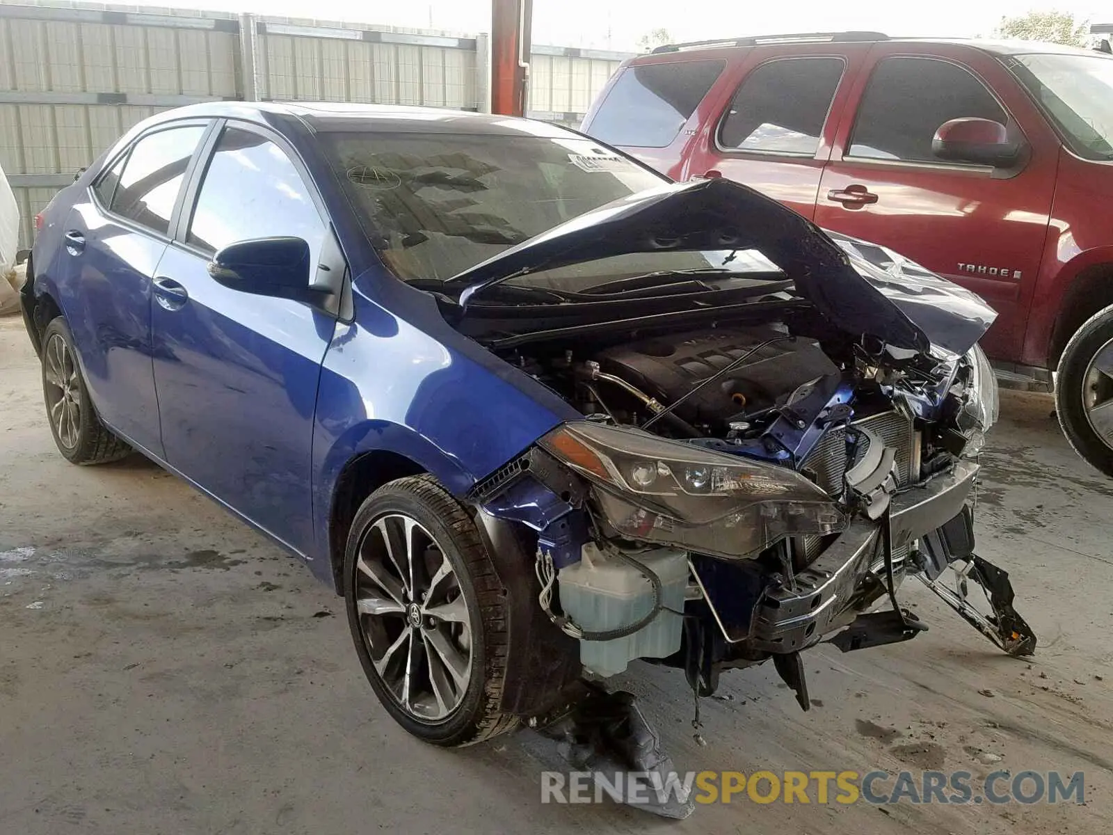 1 Photograph of a damaged car 5YFBURHE7KP888188 TOYOTA COROLLA 2019