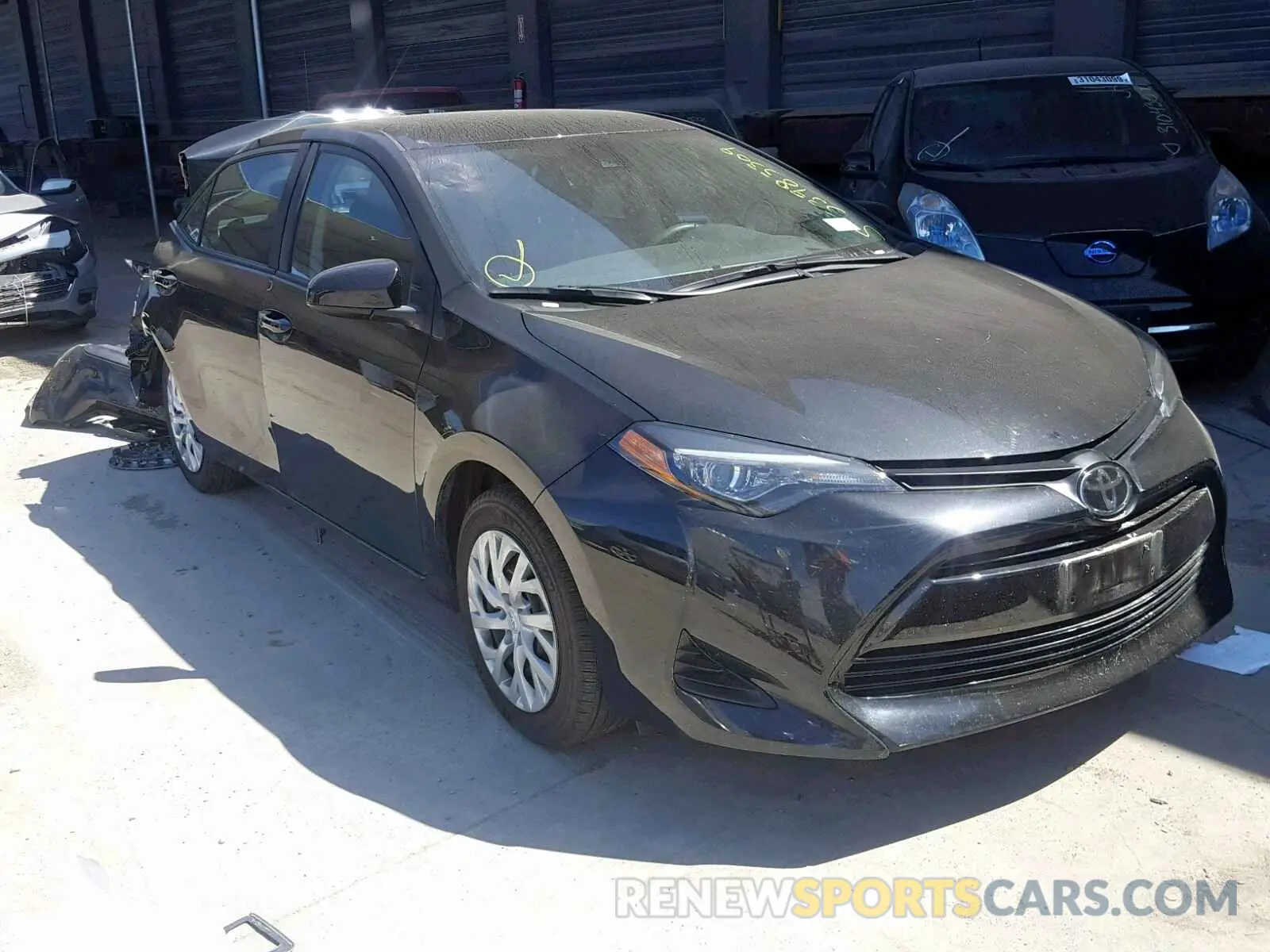 1 Photograph of a damaged car 5YFBURHE7KP888224 TOYOTA COROLLA 2019