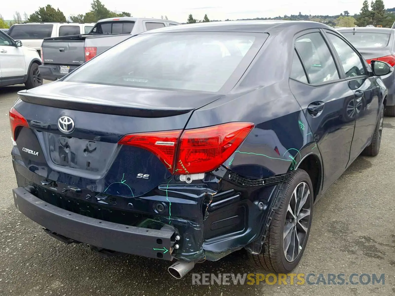 4 Photograph of a damaged car 5YFBURHE7KP888661 TOYOTA COROLLA 2019
