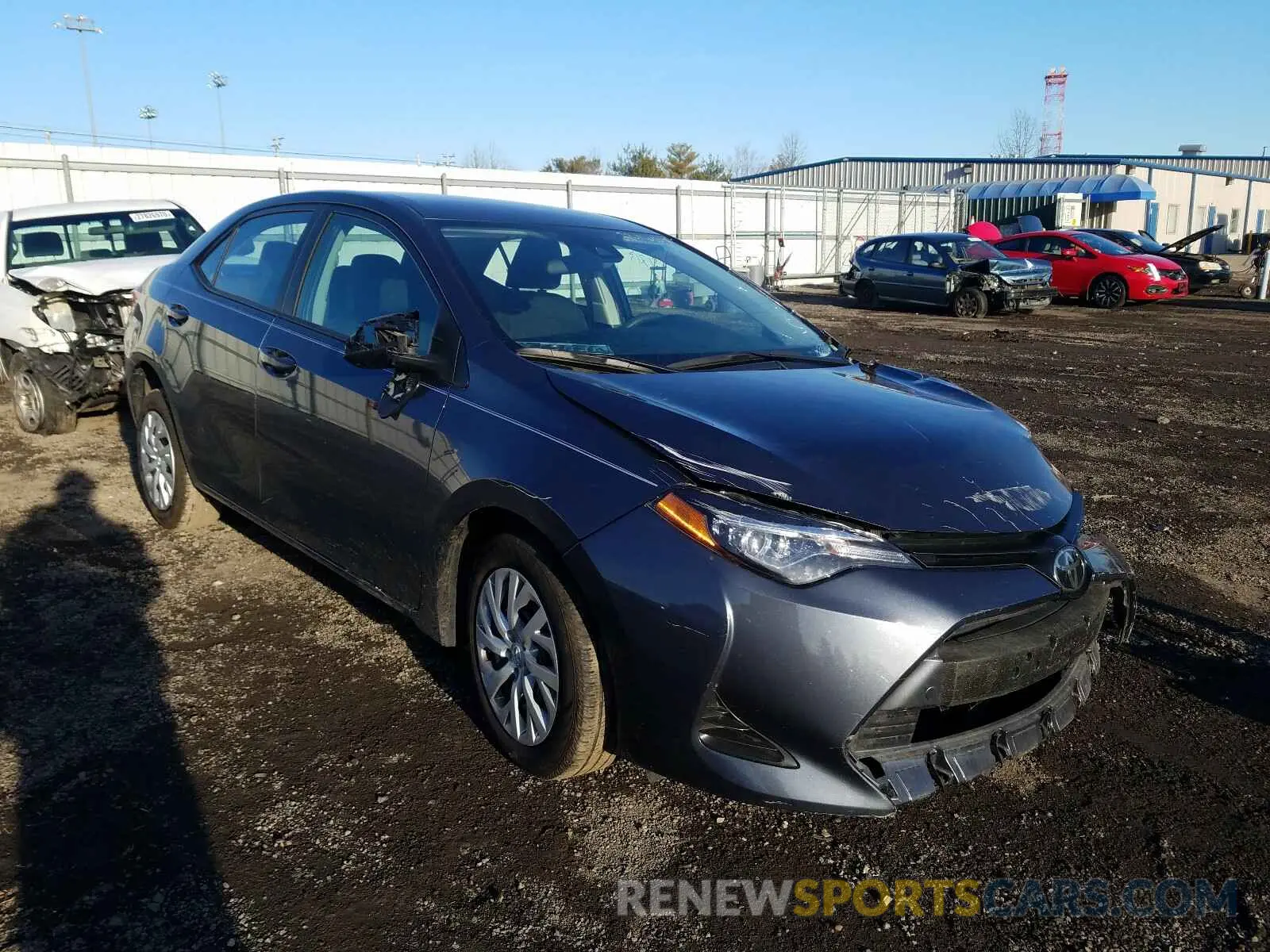 1 Photograph of a damaged car 5YFBURHE7KP889552 TOYOTA COROLLA 2019