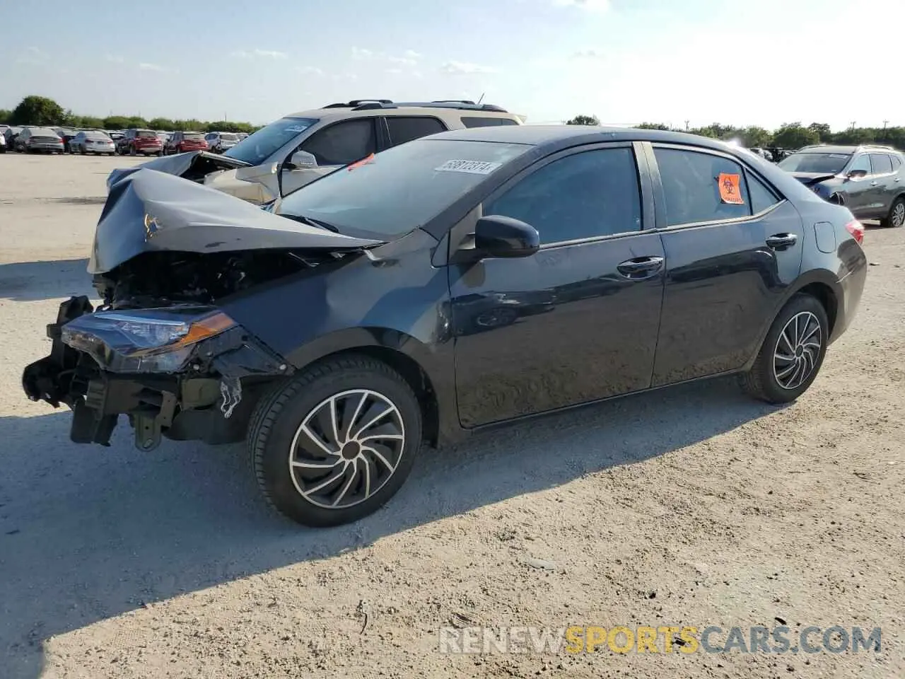 1 Photograph of a damaged car 5YFBURHE7KP890149 TOYOTA COROLLA 2019