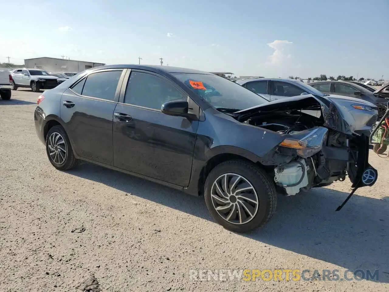 4 Photograph of a damaged car 5YFBURHE7KP890149 TOYOTA COROLLA 2019