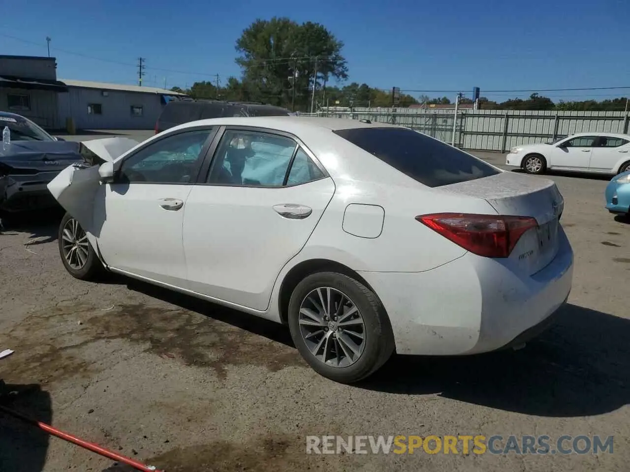 2 Photograph of a damaged car 5YFBURHE7KP891222 TOYOTA COROLLA 2019
