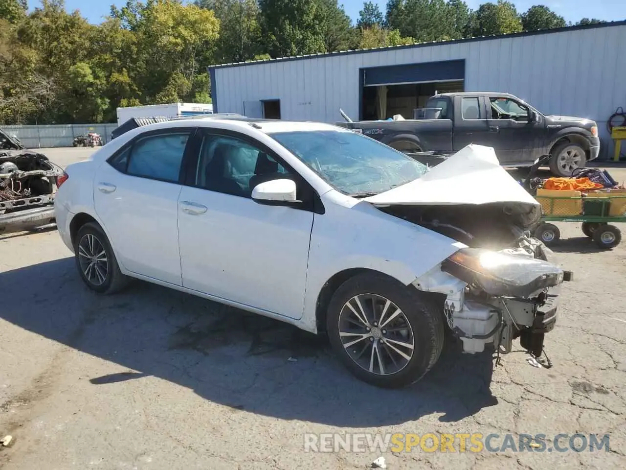 4 Photograph of a damaged car 5YFBURHE7KP891222 TOYOTA COROLLA 2019