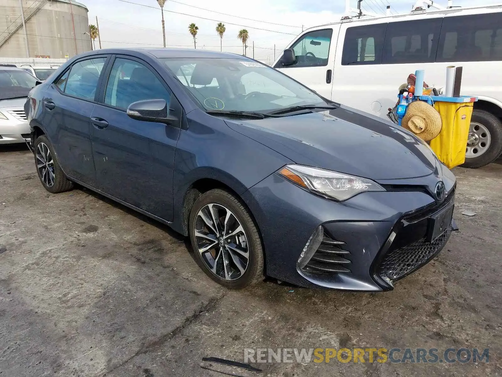 1 Photograph of a damaged car 5YFBURHE7KP891494 TOYOTA COROLLA 2019