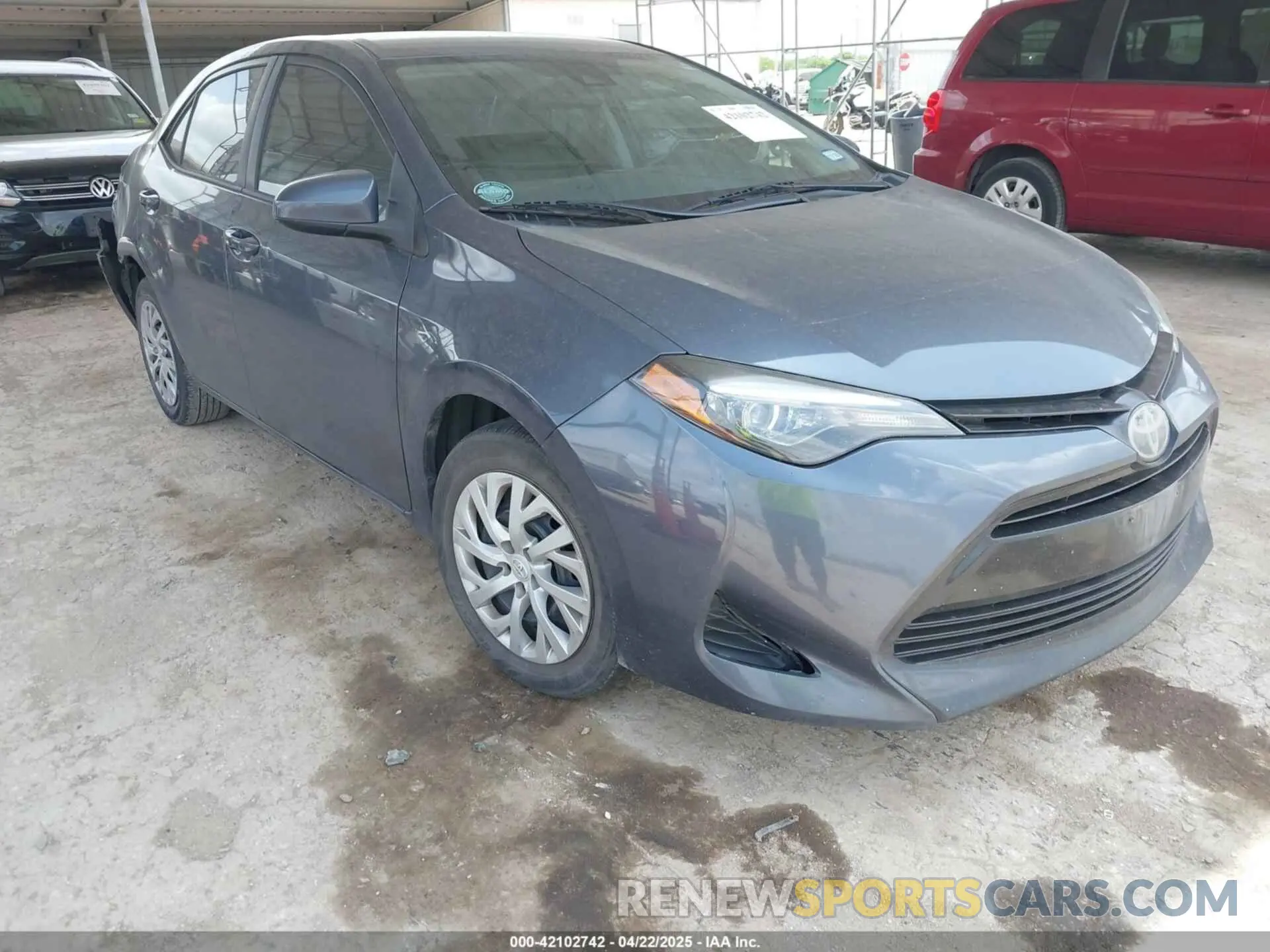 1 Фотография поврежденного автомобиля 5YFBURHE7KP893892 TOYOTA COROLLA 2019