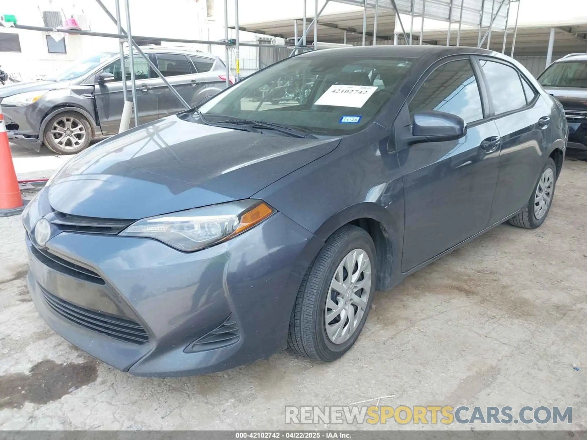 2 Фотография поврежденного автомобиля 5YFBURHE7KP893892 TOYOTA COROLLA 2019