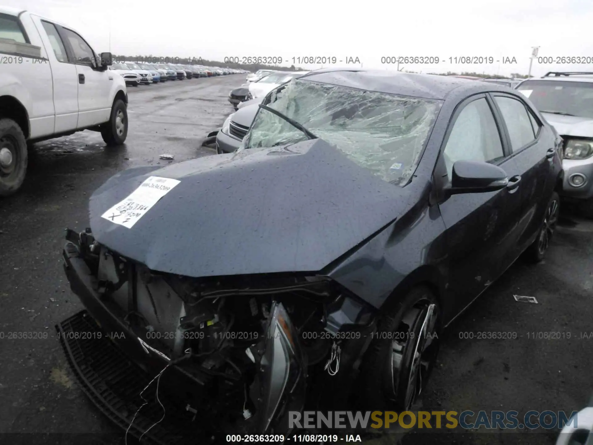 2 Photograph of a damaged car 5YFBURHE7KP897182 TOYOTA COROLLA 2019