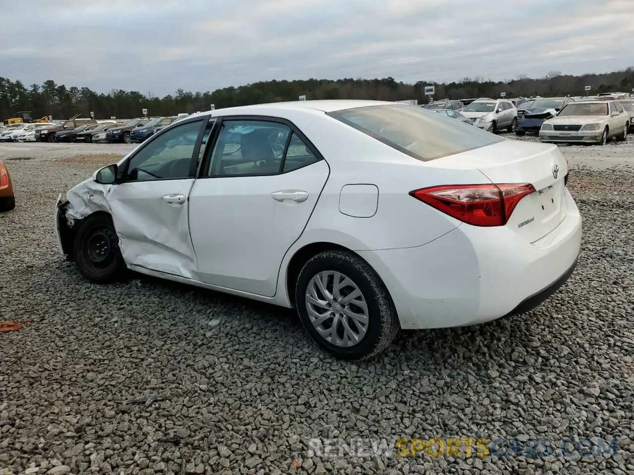 2 Photograph of a damaged car 5YFBURHE7KP901201 TOYOTA COROLLA 2019