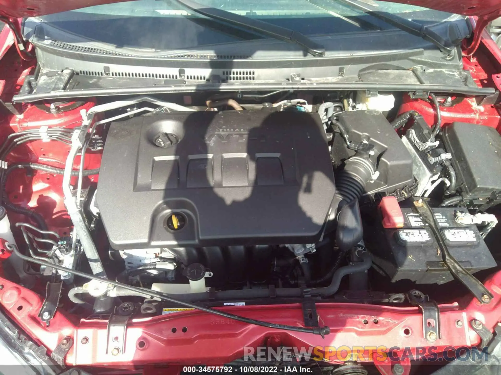 10 Фотография поврежденного автомобиля 5YFBURHE7KP909122 TOYOTA COROLLA 2019