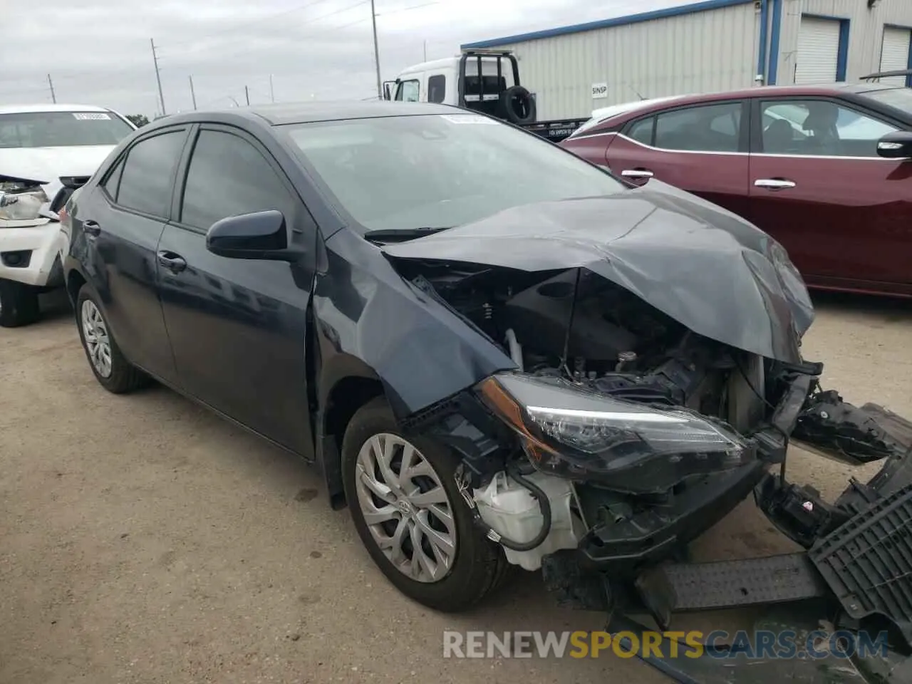 1 Photograph of a damaged car 5YFBURHE7KP913235 TOYOTA COROLLA 2019