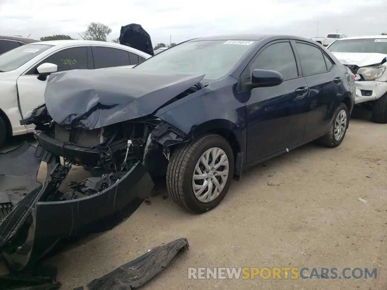 2 Photograph of a damaged car 5YFBURHE7KP913235 TOYOTA COROLLA 2019