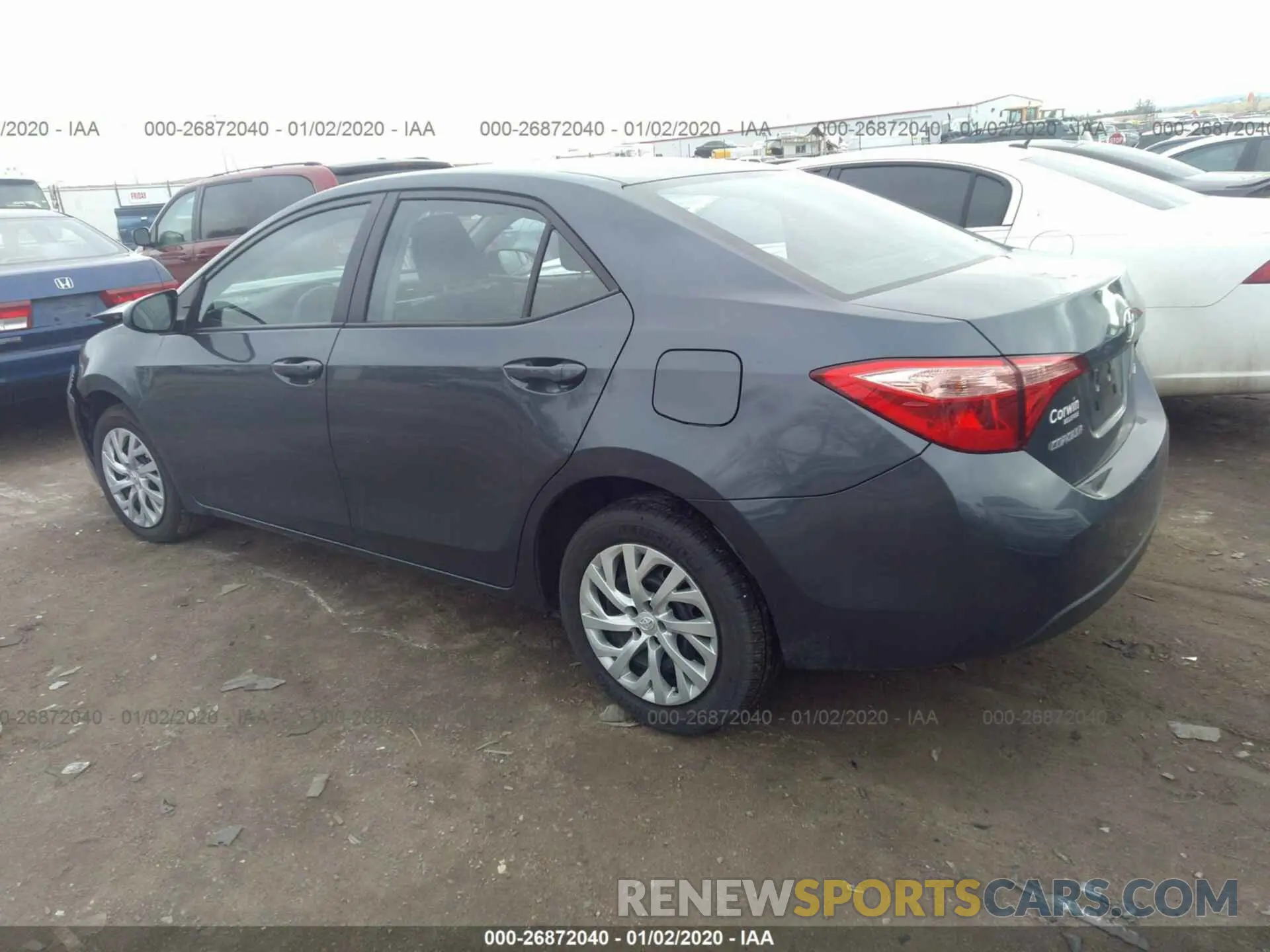 3 Photograph of a damaged car 5YFBURHE7KP918225 TOYOTA COROLLA 2019