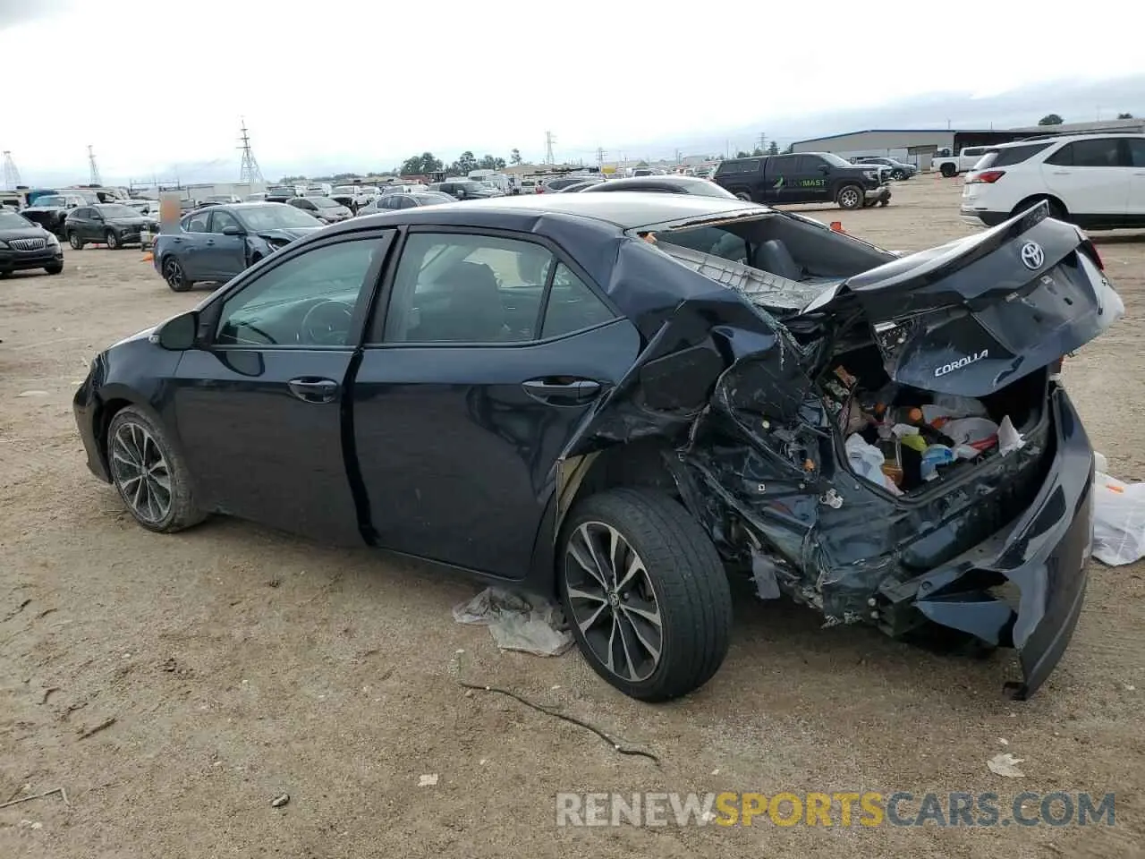 2 Photograph of a damaged car 5YFBURHE7KP923487 TOYOTA COROLLA 2019