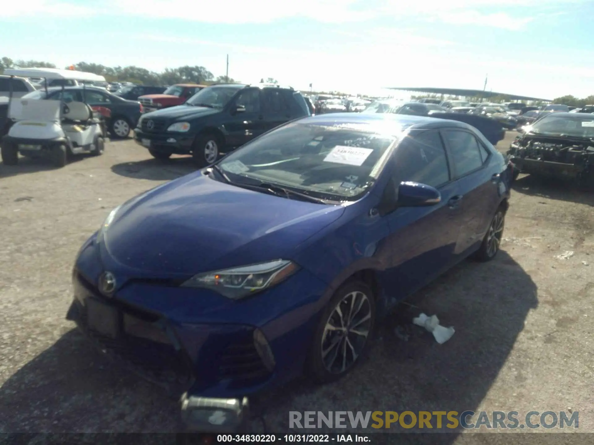 2 Фотография поврежденного автомобиля 5YFBURHE7KP927636 TOYOTA COROLLA 2019