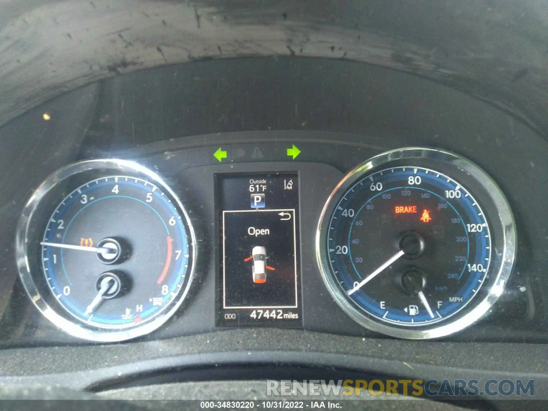 7 Фотография поврежденного автомобиля 5YFBURHE7KP927636 TOYOTA COROLLA 2019