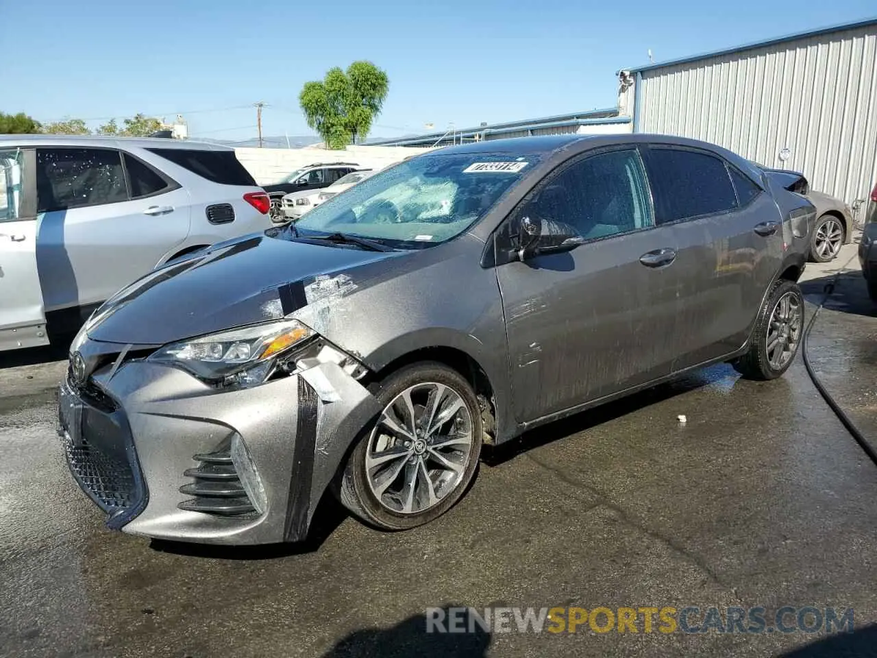 1 Photograph of a damaged car 5YFBURHE7KP940032 TOYOTA COROLLA 2019
