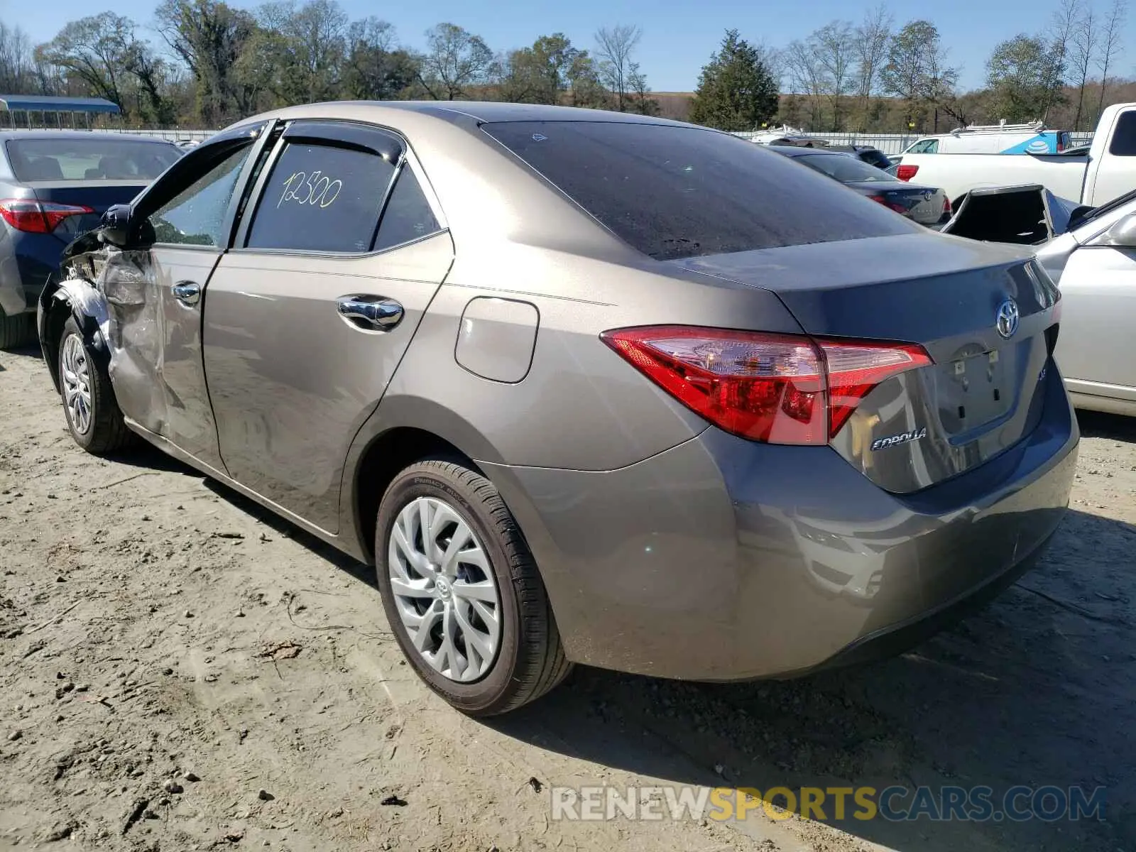 3 Photograph of a damaged car 5YFBURHE7KP941892 TOYOTA COROLLA 2019