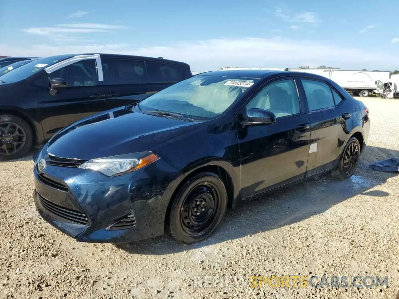 1 Photograph of a damaged car 5YFBURHE7KP944050 TOYOTA COROLLA 2019