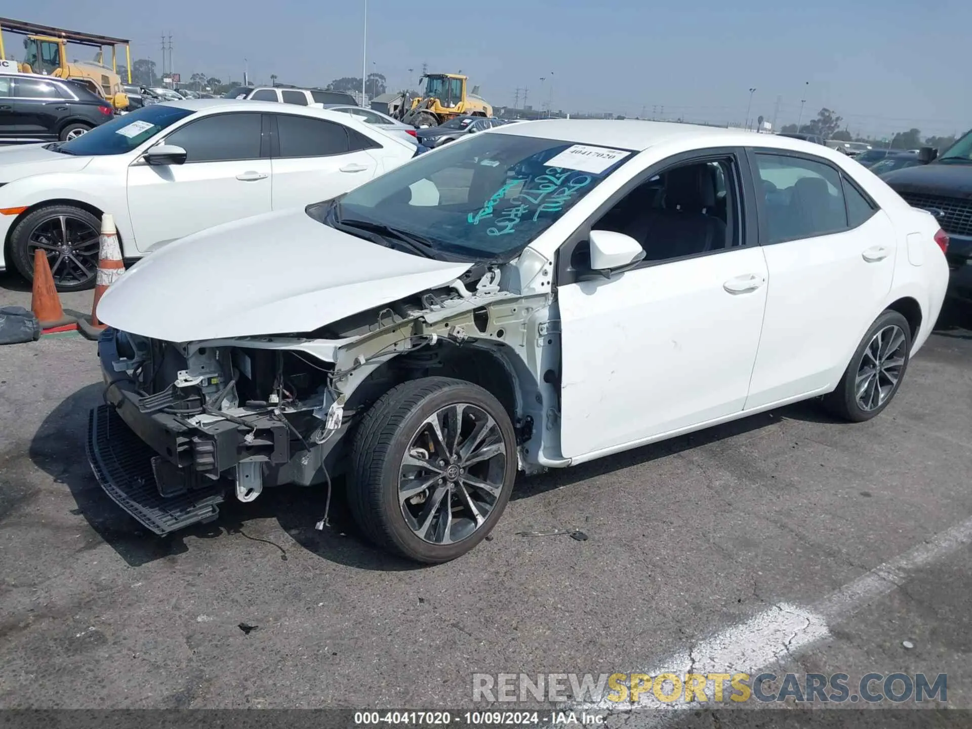 2 Фотография поврежденного автомобиля 5YFBURHE7KP944453 TOYOTA COROLLA 2019