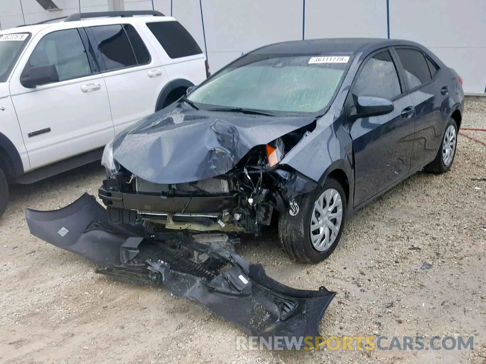 2 Photograph of a damaged car 5YFBURHE7KP946882 TOYOTA COROLLA 2019