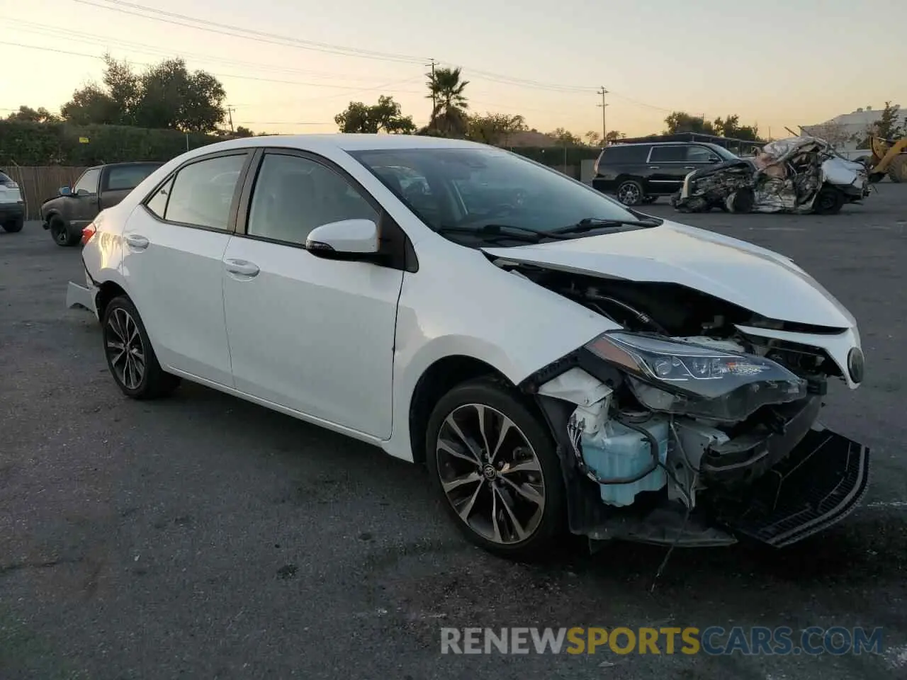 4 Photograph of a damaged car 5YFBURHE8KP856379 TOYOTA COROLLA 2019