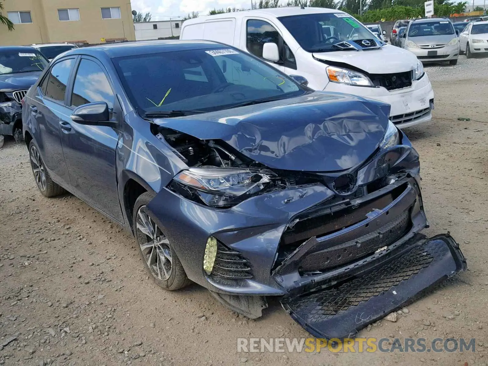 1 Photograph of a damaged car 5YFBURHE8KP859914 TOYOTA COROLLA 2019