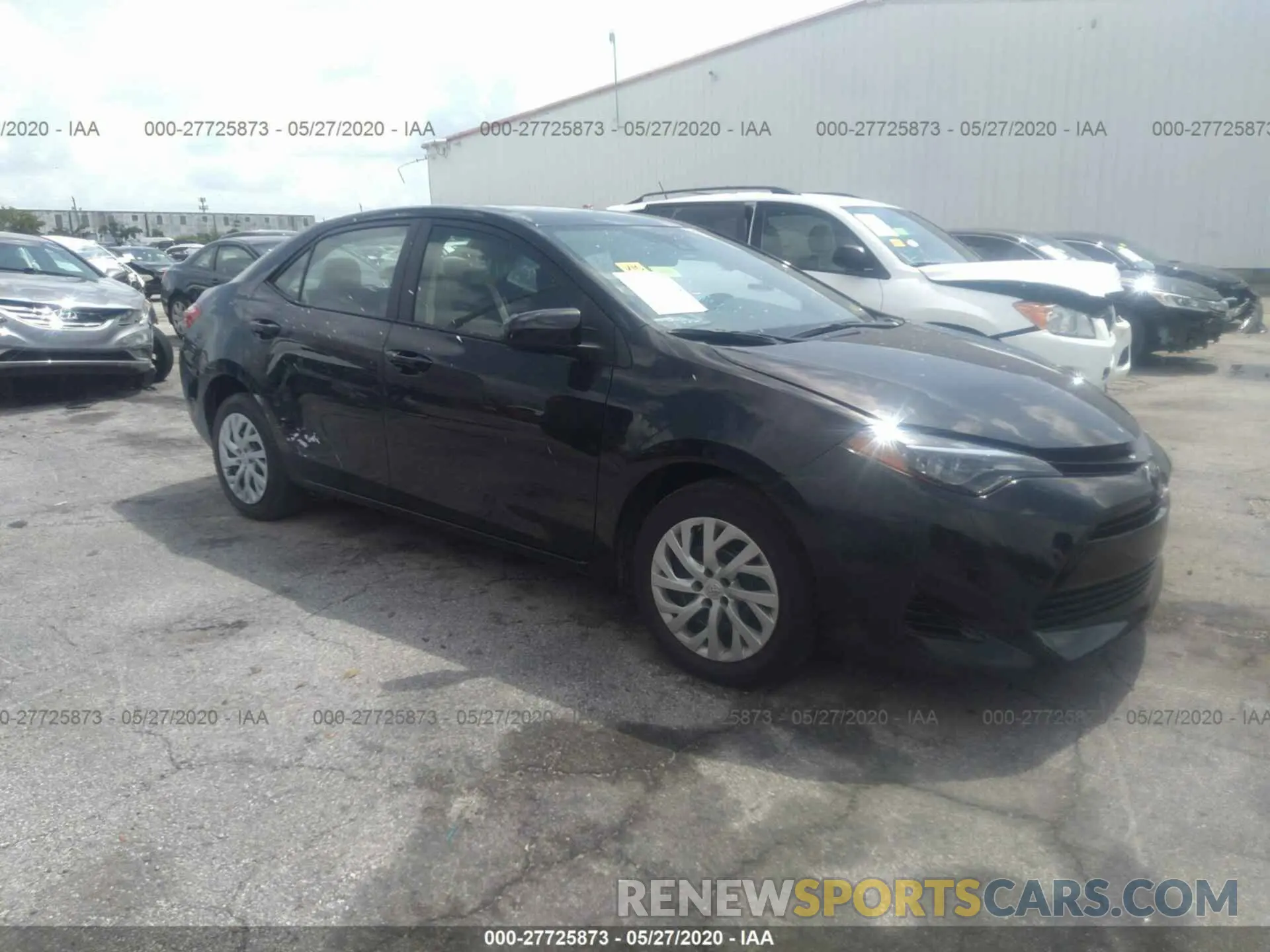 1 Photograph of a damaged car 5YFBURHE8KP860383 TOYOTA COROLLA 2019