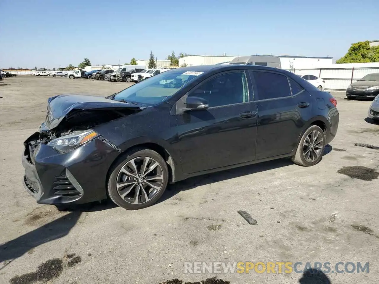 1 Photograph of a damaged car 5YFBURHE8KP861646 TOYOTA COROLLA 2019