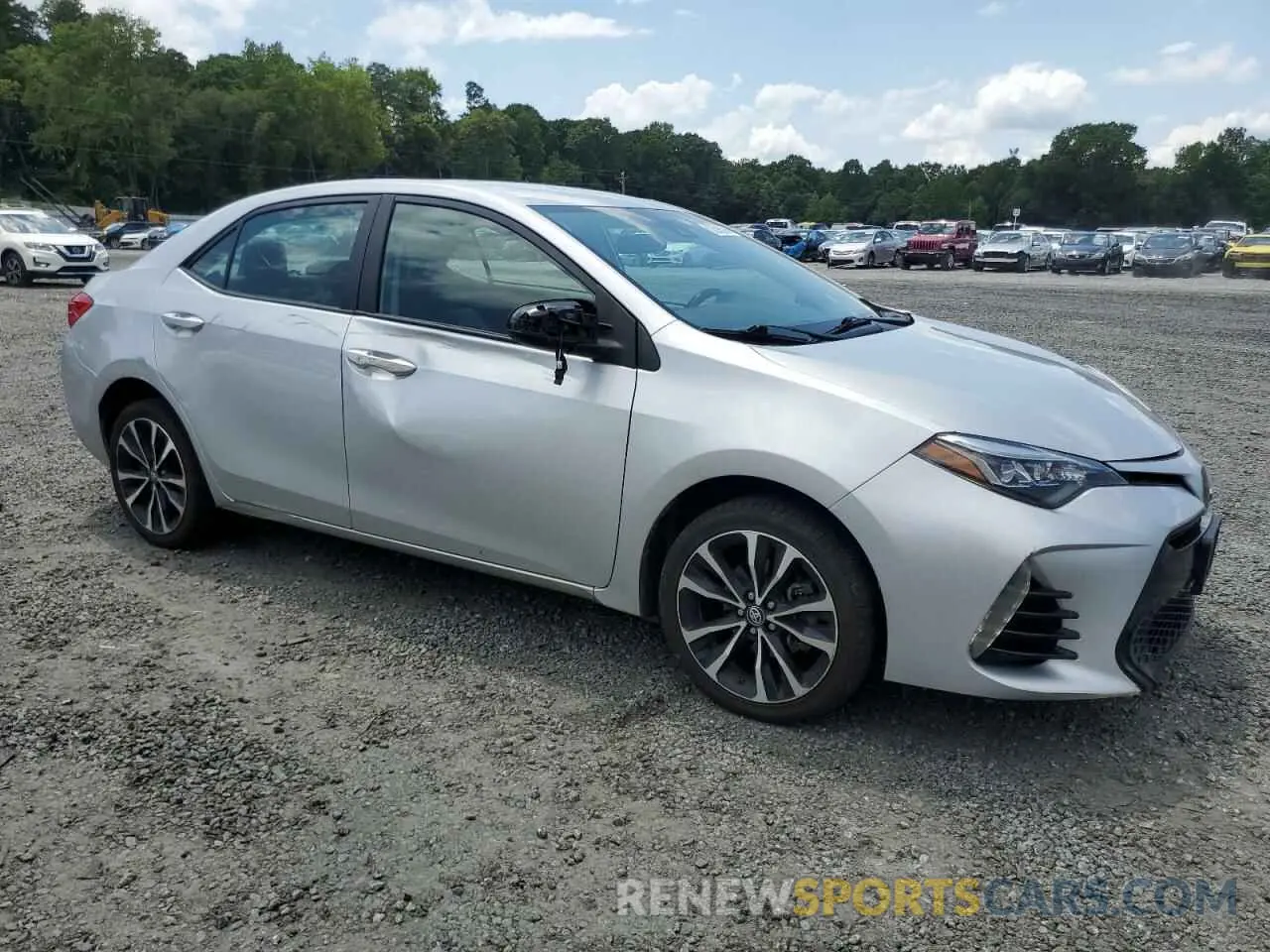 4 Photograph of a damaged car 5YFBURHE8KP861890 TOYOTA COROLLA 2019