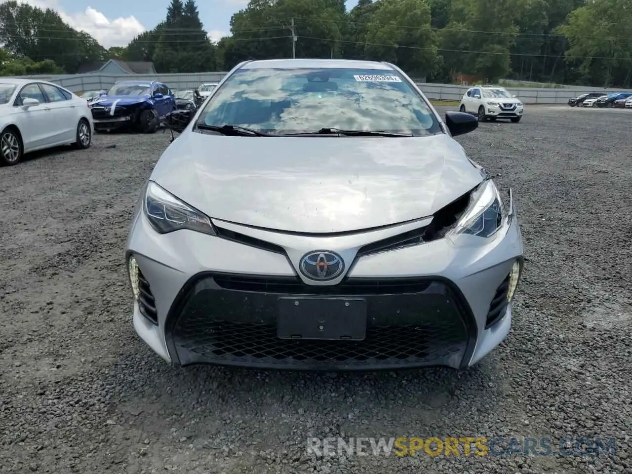 5 Photograph of a damaged car 5YFBURHE8KP861890 TOYOTA COROLLA 2019