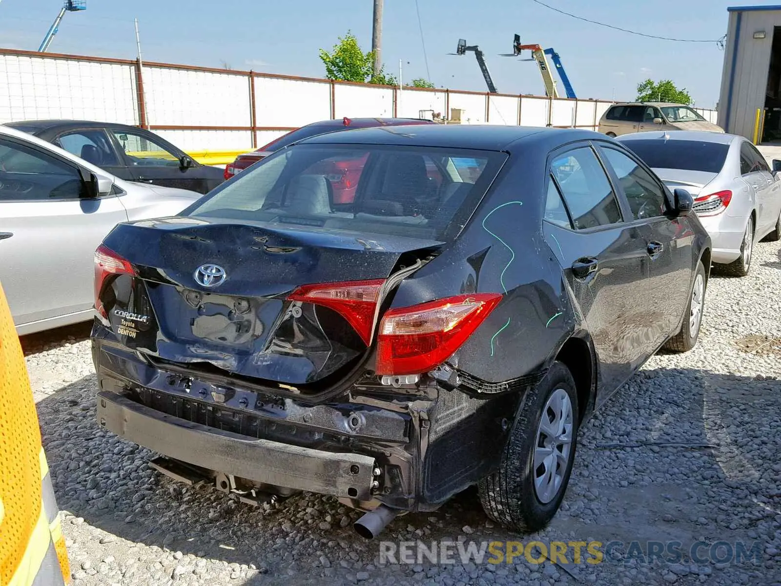 4 Photograph of a damaged car 5YFBURHE8KP862439 TOYOTA COROLLA 2019