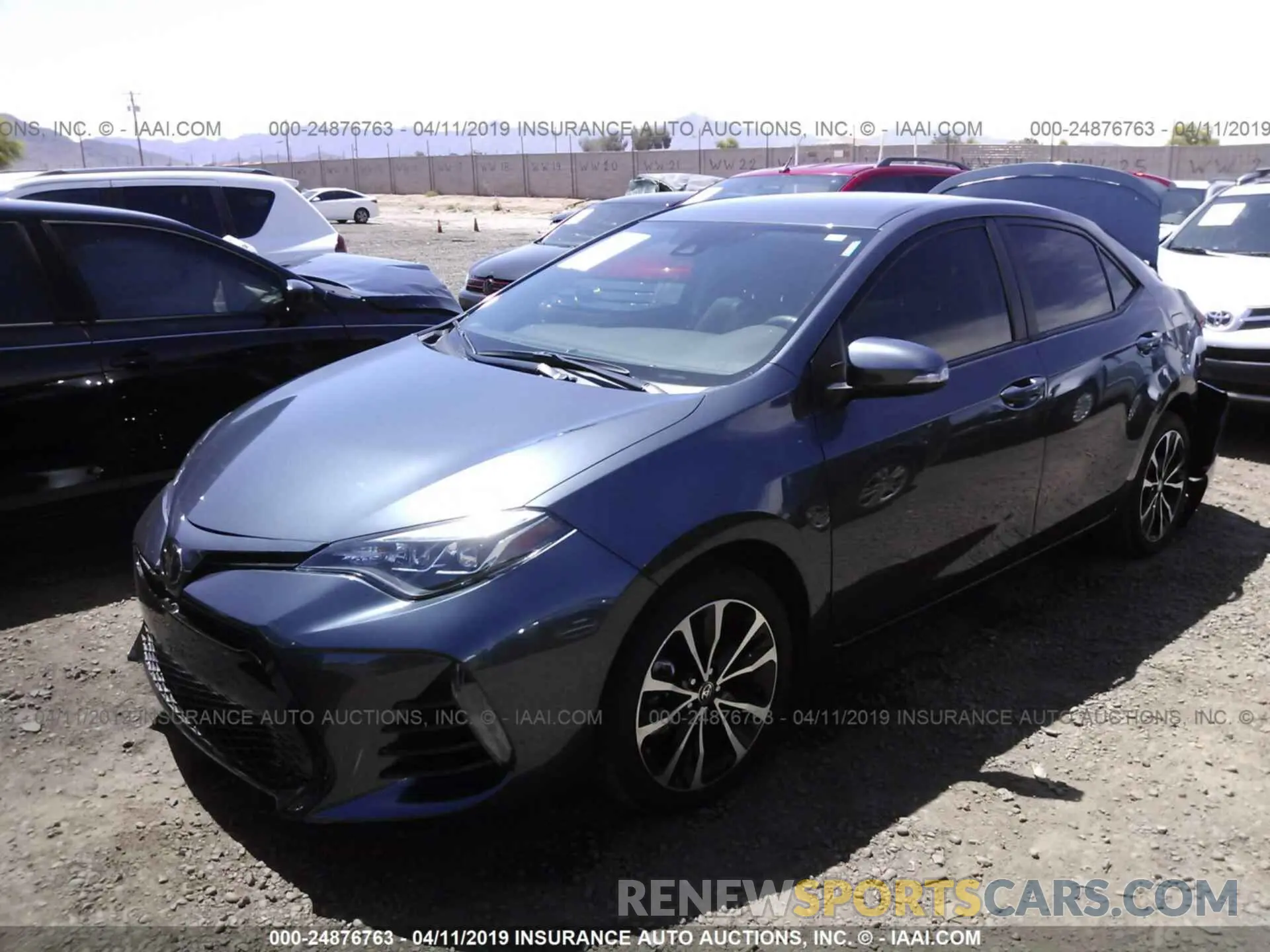 2 Photograph of a damaged car 5YFBURHE8KP863753 TOYOTA COROLLA 2019