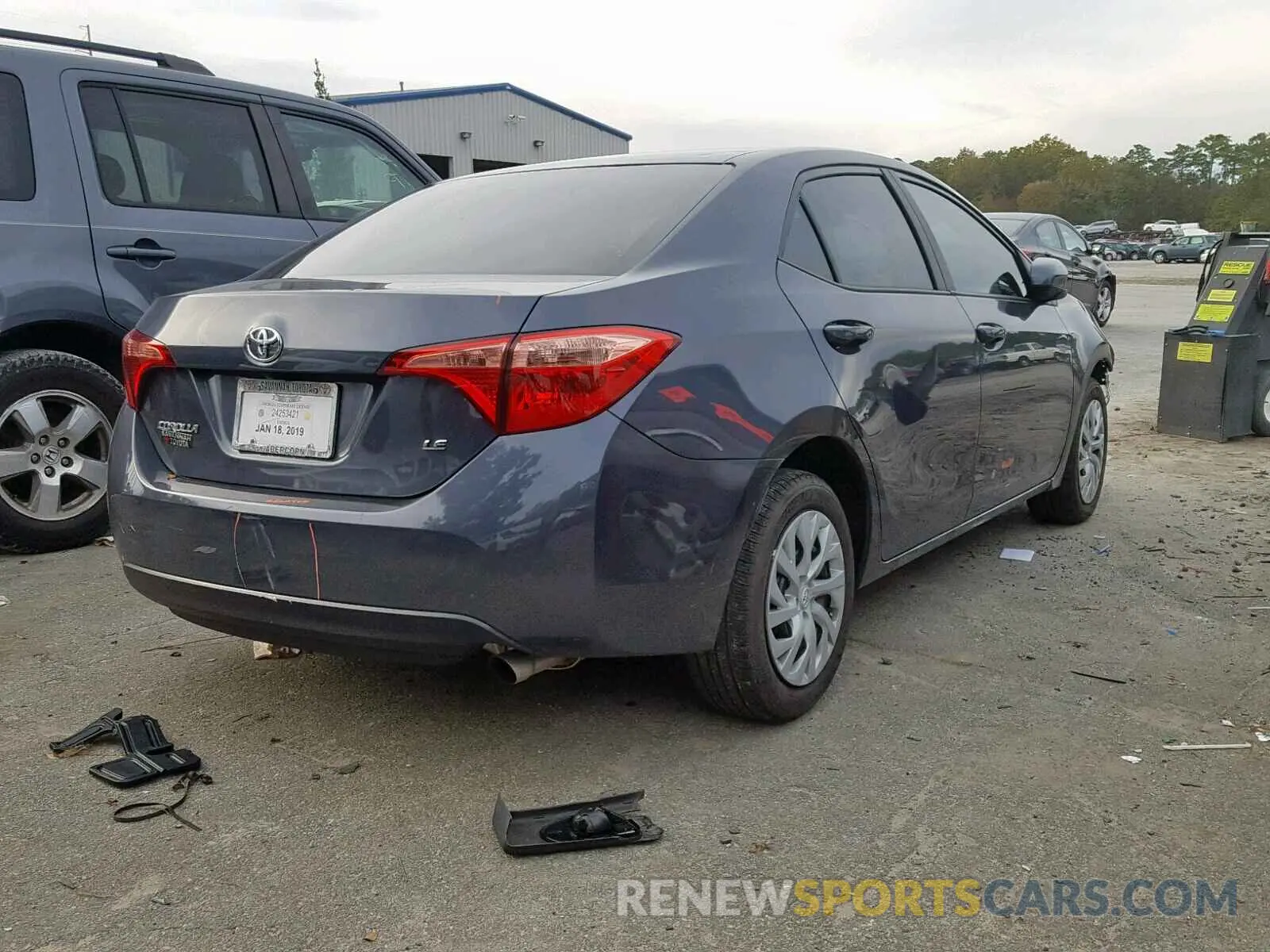 4 Photograph of a damaged car 5YFBURHE8KP866880 TOYOTA COROLLA 2019