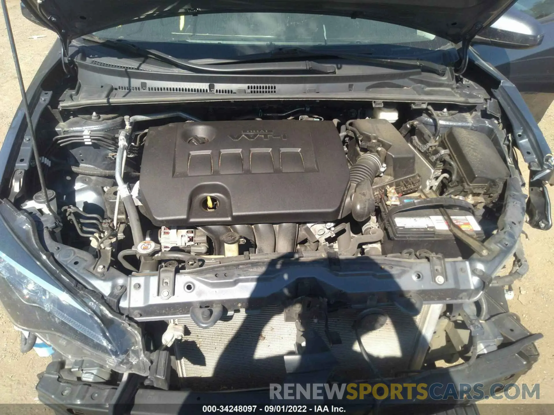 10 Photograph of a damaged car 5YFBURHE8KP870377 TOYOTA COROLLA 2019