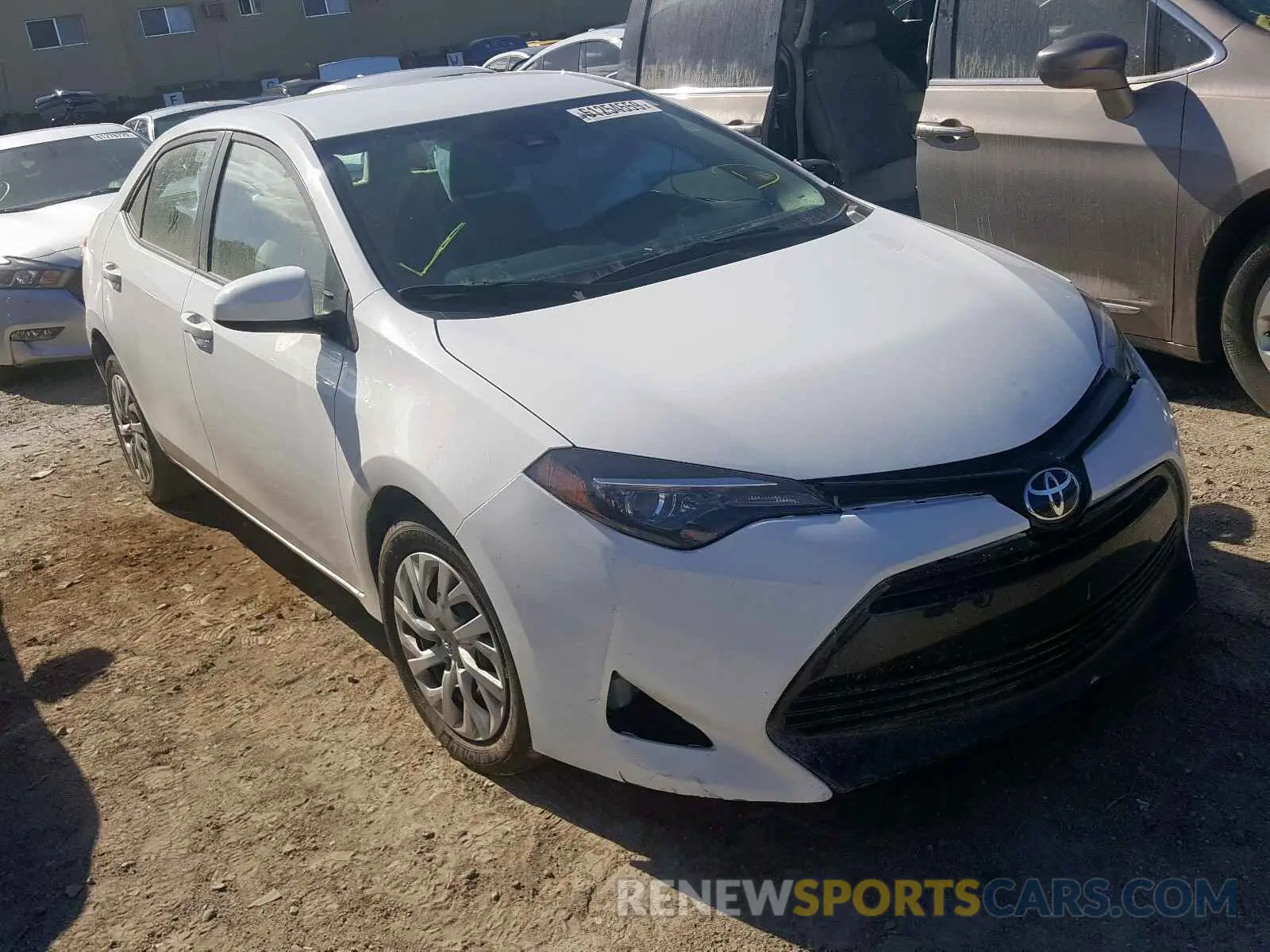 1 Photograph of a damaged car 5YFBURHE8KP875708 TOYOTA COROLLA 2019