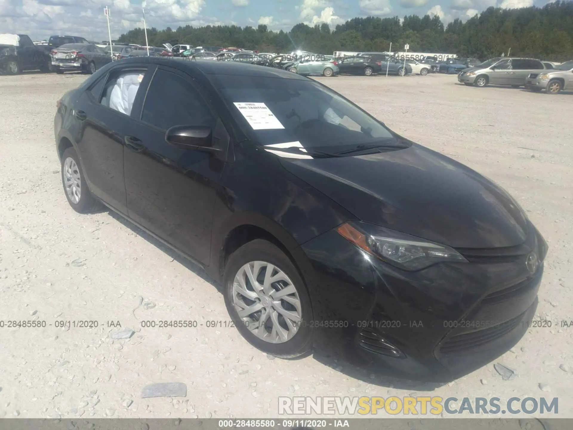 1 Photograph of a damaged car 5YFBURHE8KP877703 TOYOTA COROLLA 2019
