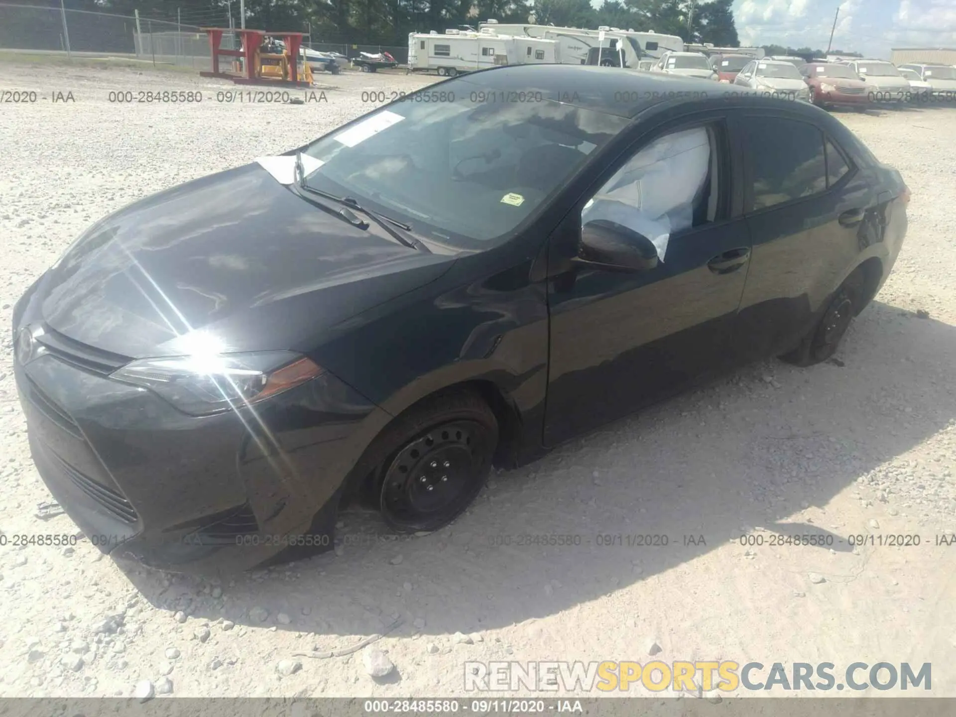 2 Photograph of a damaged car 5YFBURHE8KP877703 TOYOTA COROLLA 2019