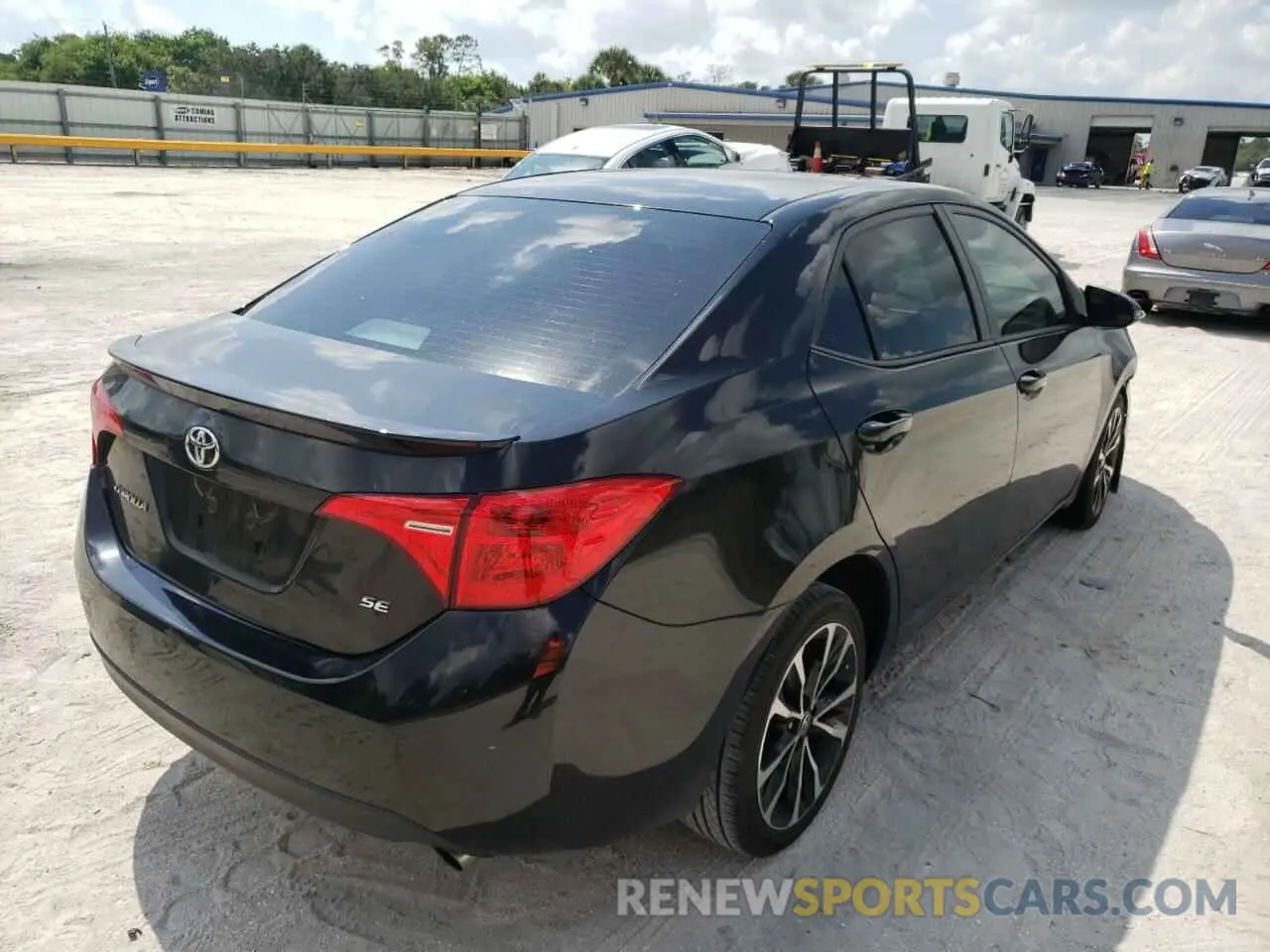 4 Photograph of a damaged car 5YFBURHE8KP877846 TOYOTA COROLLA 2019