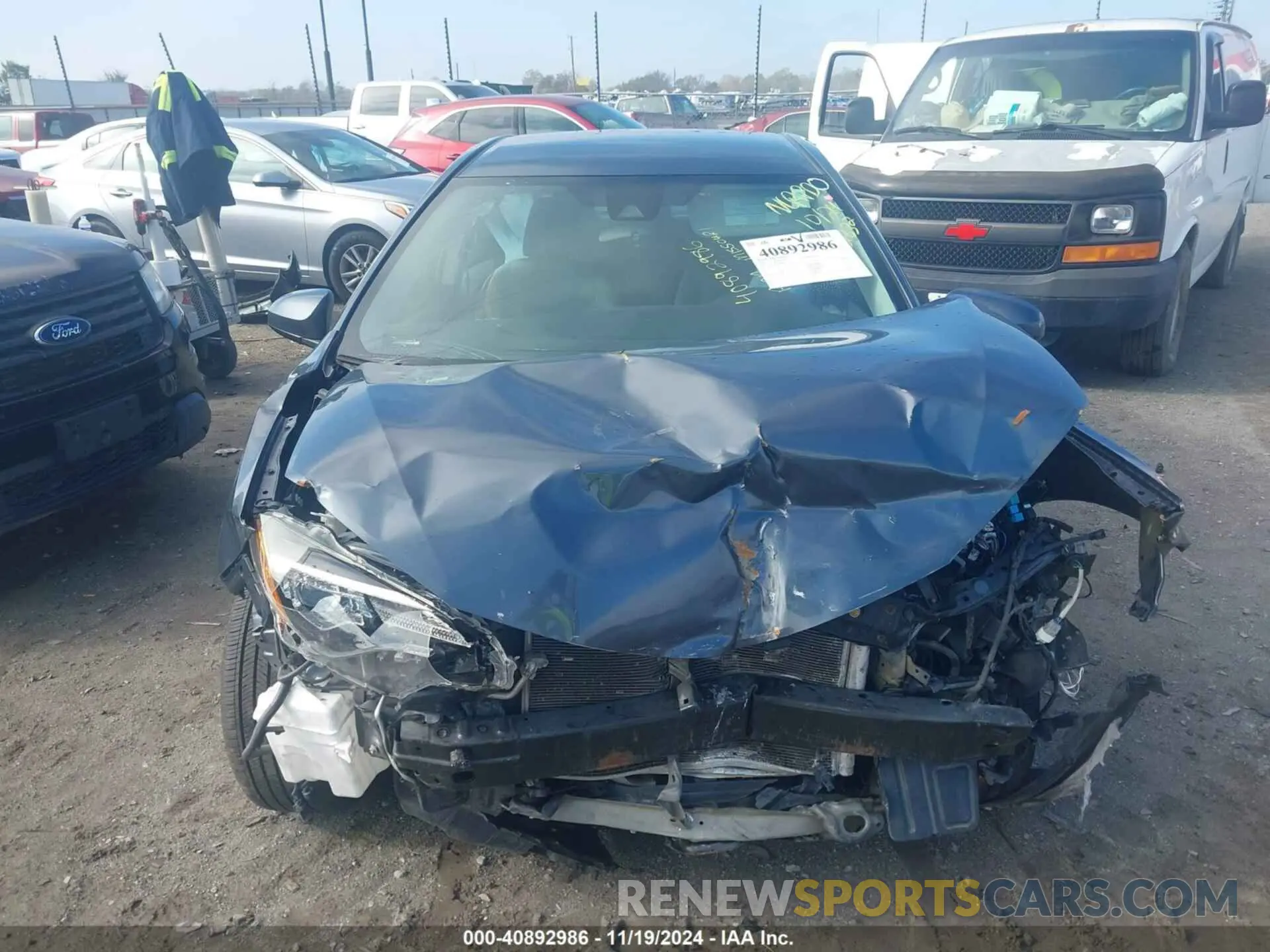 13 Photograph of a damaged car 5YFBURHE8KP877975 TOYOTA COROLLA 2019