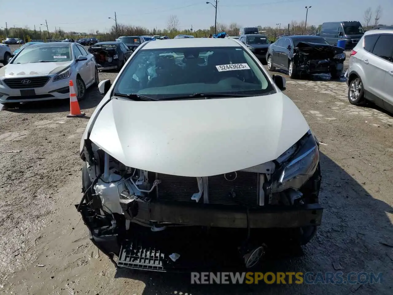 5 Photograph of a damaged car 5YFBURHE8KP883663 TOYOTA COROLLA 2019